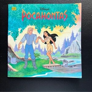 Vintage Golden Books Disney Pocahontas Paperback Book 1996